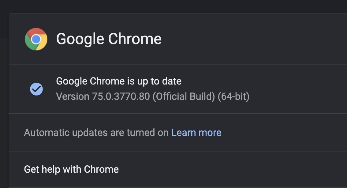 latest mac version number for chrome